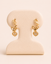 14K Gold Love Heart Earrings