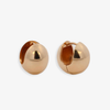 14K YELLOW GOLD CHUNKY ROUND HUGGIES EARRING
