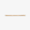 14K YELLOW GOLD DUAL PATTERN CZ MEN'S BRACELET