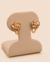 14K Gold Sweet 15 Heart Earrings