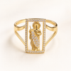 14K Square San Judas Ring