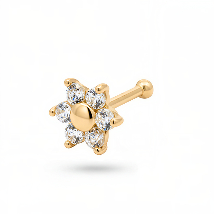 Radiant Flower Nose Stud