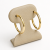 14K Gold Classic Hoop Earrings – 1.1g
