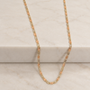Three-Tone Valentino Chain - 14K 040
