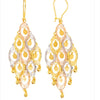 TRI COLOR GOLD PEACOCK DANGLING