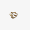 Mom's Butterfly Heart Ring