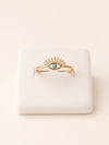 Golden Eye of Horus Ring