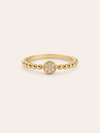 Golden Halo Beaded Ring