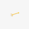 Classic Square Zirconia Stud