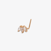 Golden Lotus Flower Nose Stud