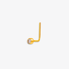 Round Zirconia Nose Stud