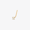 Small Round Diamond Nose Stud