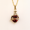 14K Sacred Heart of Jesus Pendant