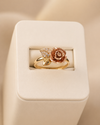 14K Rose Floral Ring