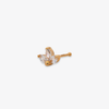 Golden Lotus Zirconia Nose Stud