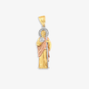 14K Gold Long Bar Pendant – 52x14mm
