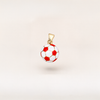 Colorful Soccer Ball Pendants in 14K Gold